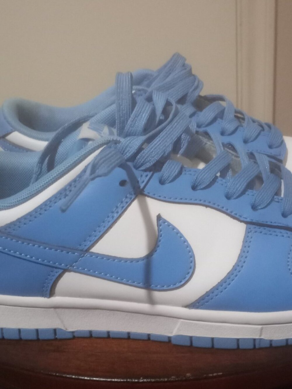 Women's Nike Dunk Low University Blue UNC Sneakers CW1590-103 Size 8 - Picture 4 of 14